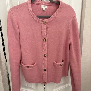 J. Crew Rose Cardigan Sweater